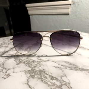 Quay High Key Rimless Sunglasses